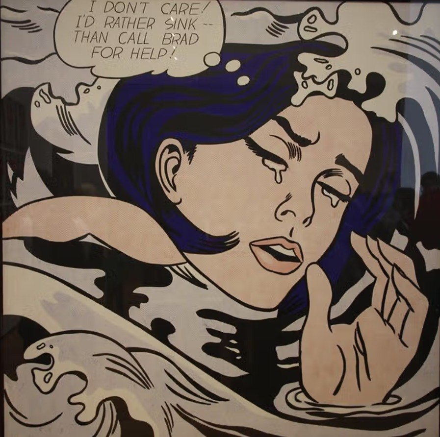 Drowning Girl - Roy Lichtenstein, 1963