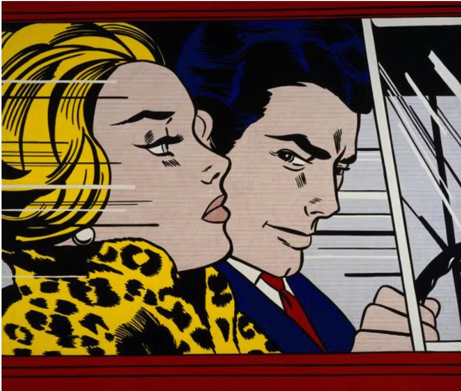 In the Car - Roy Lichtenstein, 1963