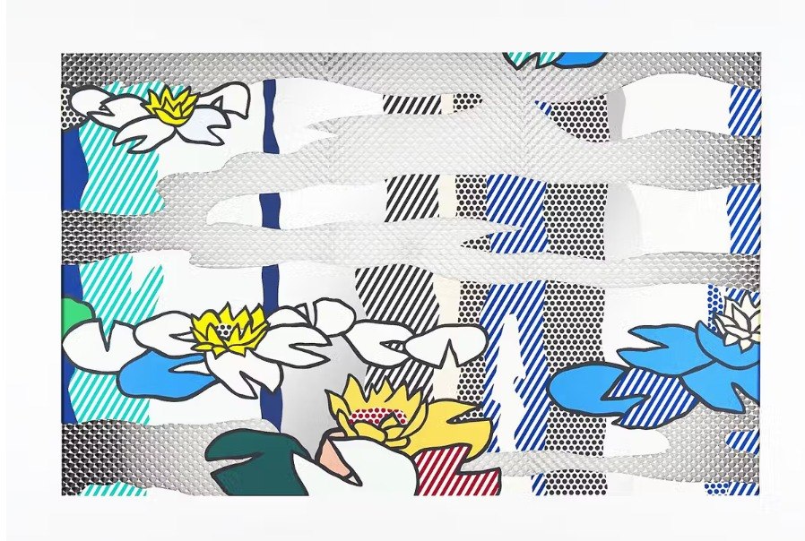 Water Lilies with Cloud - Roy Lichtenstein, 1992