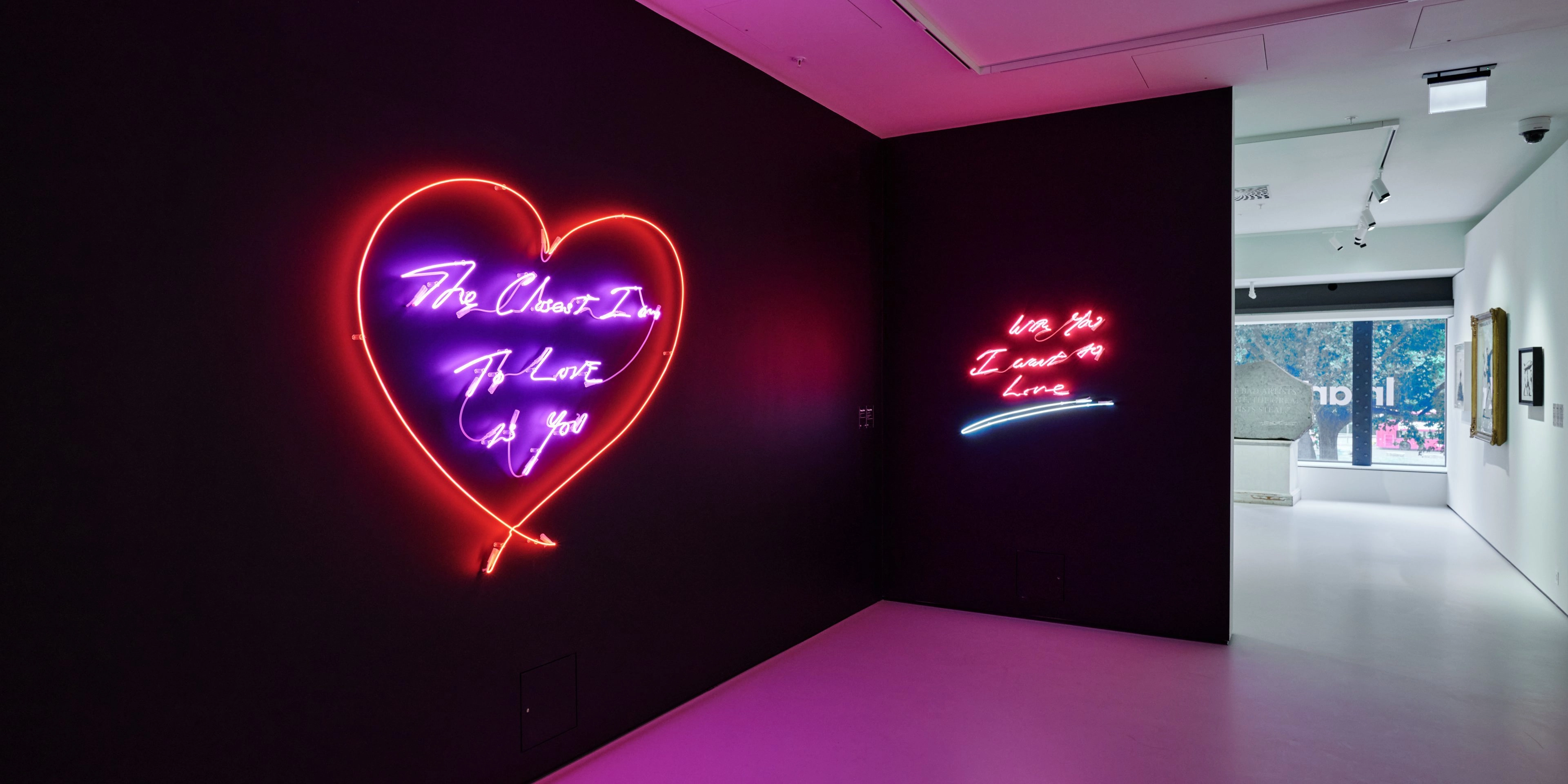 Tracey Emin, Neon Heart Installation. Available at Guy Hepner, New York.