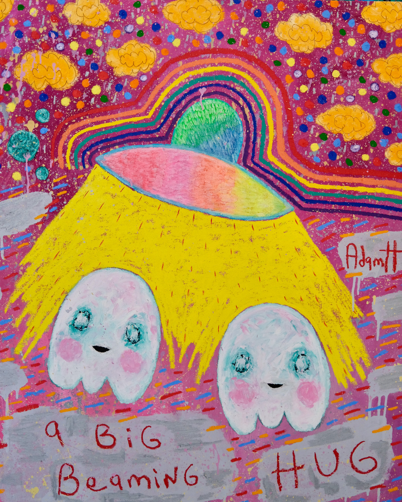 Big Beaming Hug Abduction