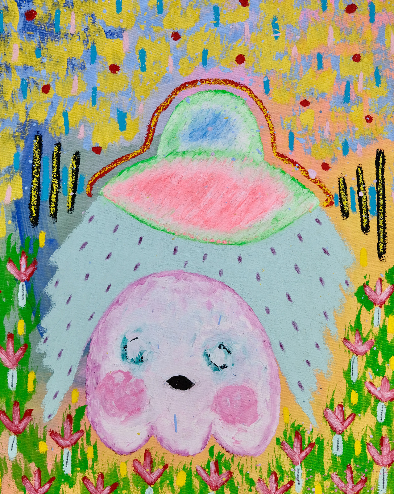Ghost Abduction in a virtual garden
