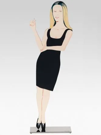 Alex Katz — Black Dress 6 (Yvonne)