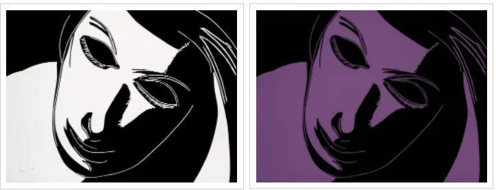Black & White Dancer and Purple Dancer set