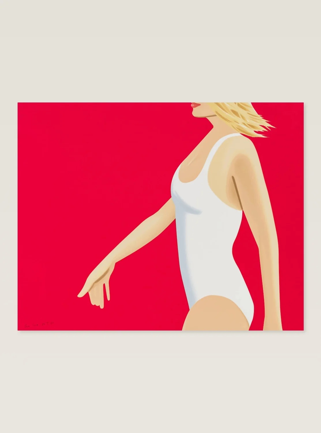 Alex Katz — Coca-Cola Girl 1