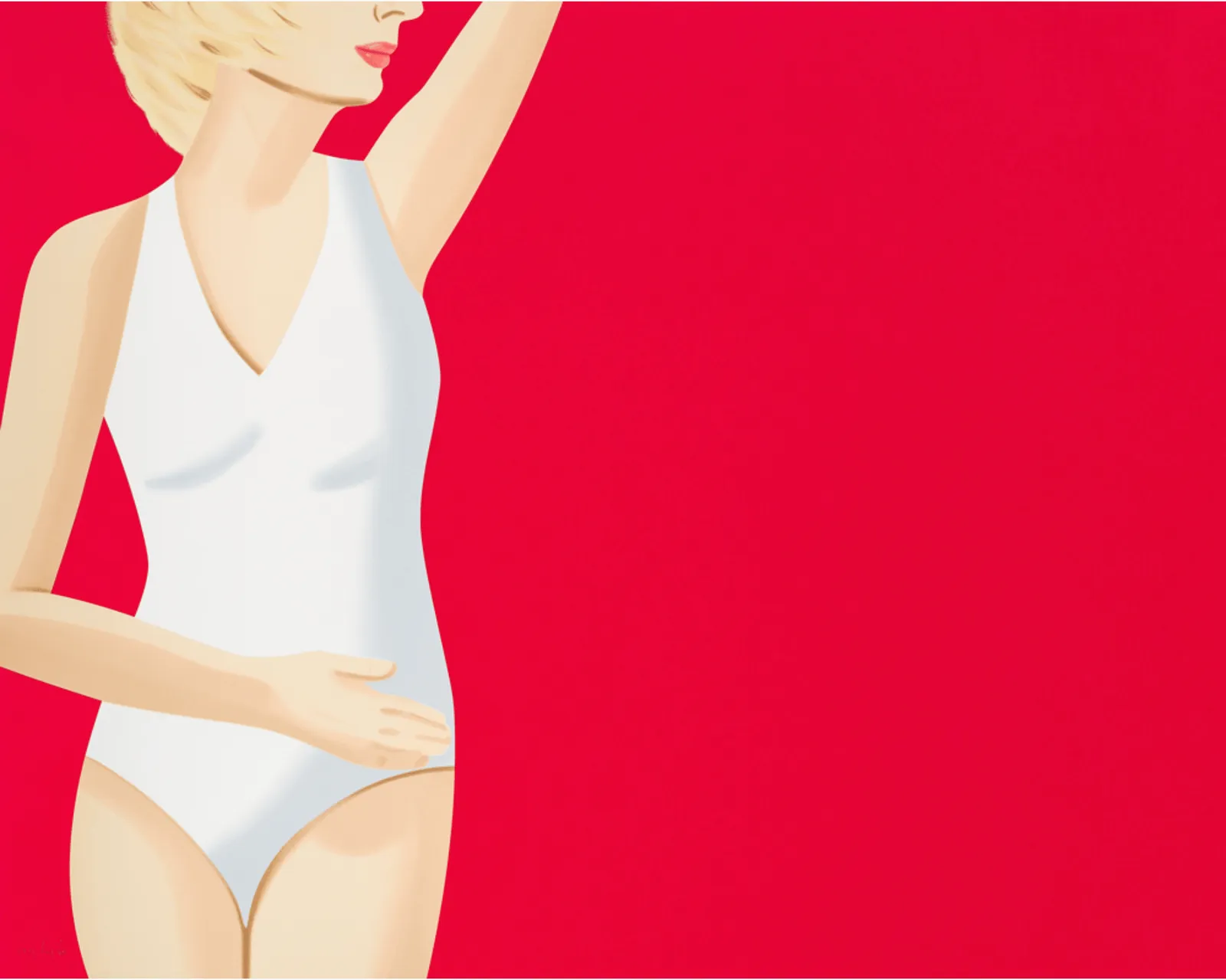 Alex Katz - Coca Cola Girl 4, 2019, 20-color silkscreen on Saunders Waterford High White HP 425 gsm fine art paper