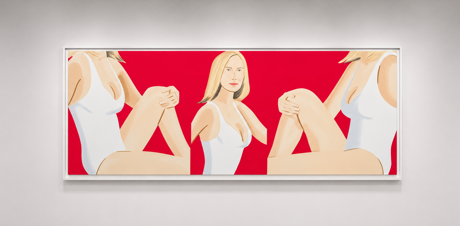 Alex Katz - Coca-Cola Girl 9, 2019, Silkscreen on Saunders Waterford, Hot Press, High White, 425 gsm fine art paper