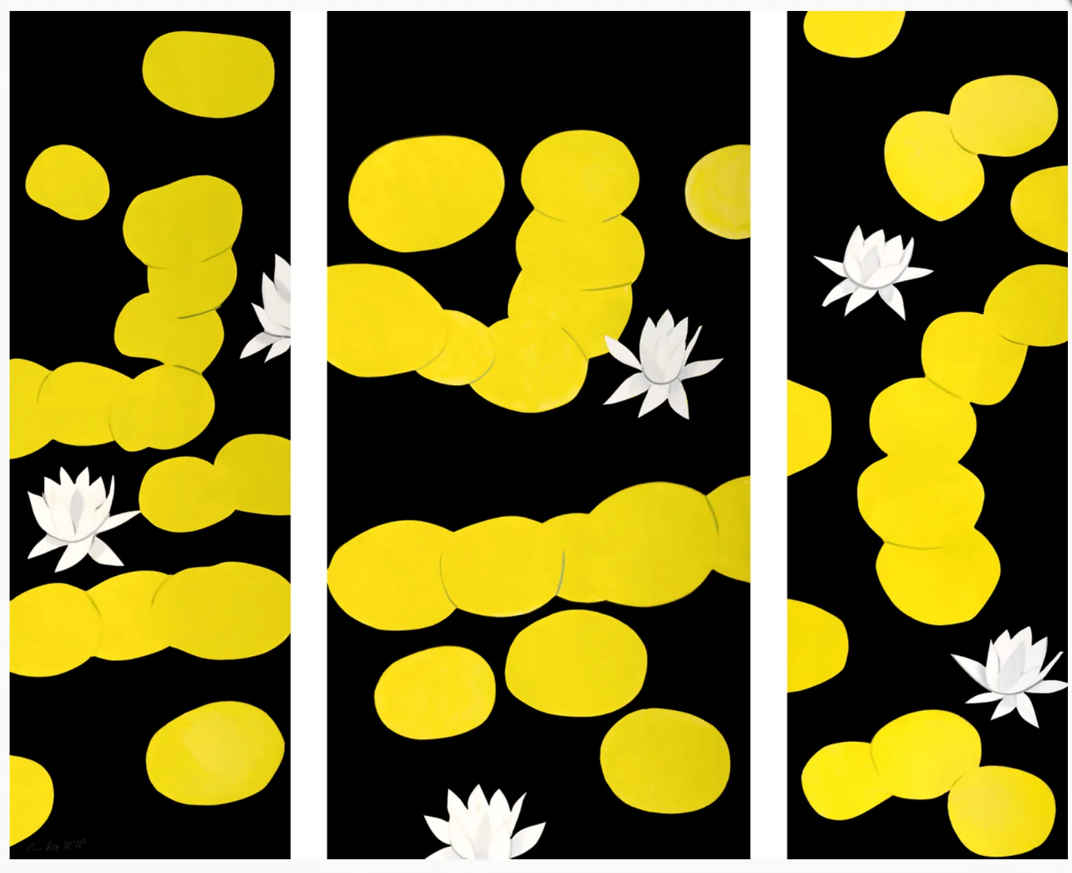 Homage to Monet (triptych)