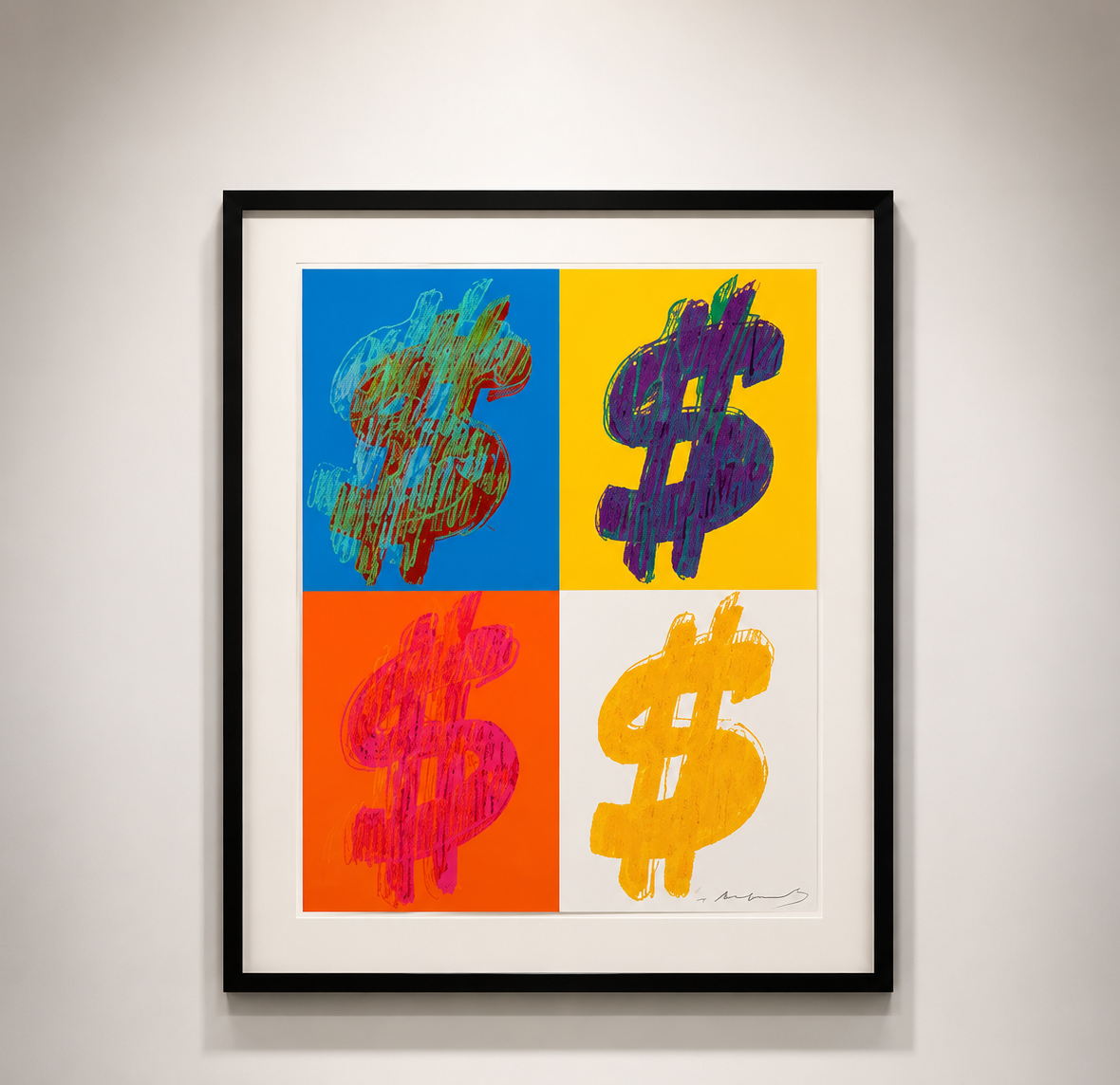 9) (Red) F.S. II… — Andy Warhol · Dollar Signs | Guy Hepner