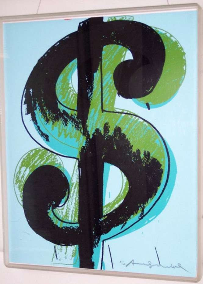 Dollar Sign F.S. II… — Andy Warhol · Dollar Signs | Guy Hepner