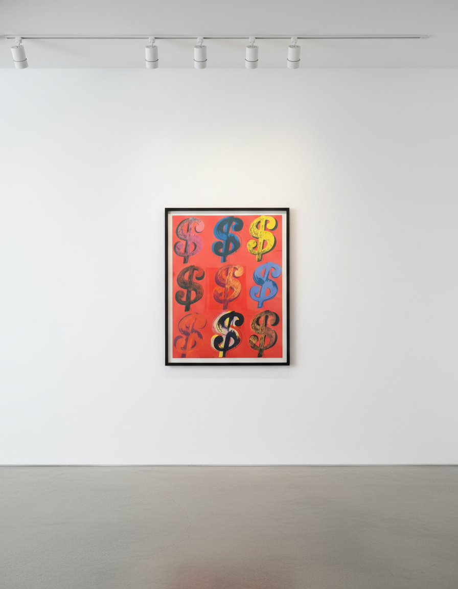 9) (Red) F.S. II… — Andy Warhol · Dollar Signs | Guy Hepner