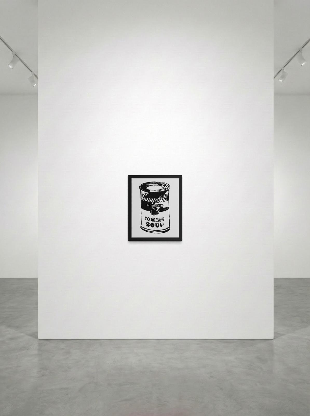 【一点物イラストアート】WHICH ONE OF US IT CRAZY? Campbell's Soup Can Tomato Soup — Andy Warhol | Guy Hepner
