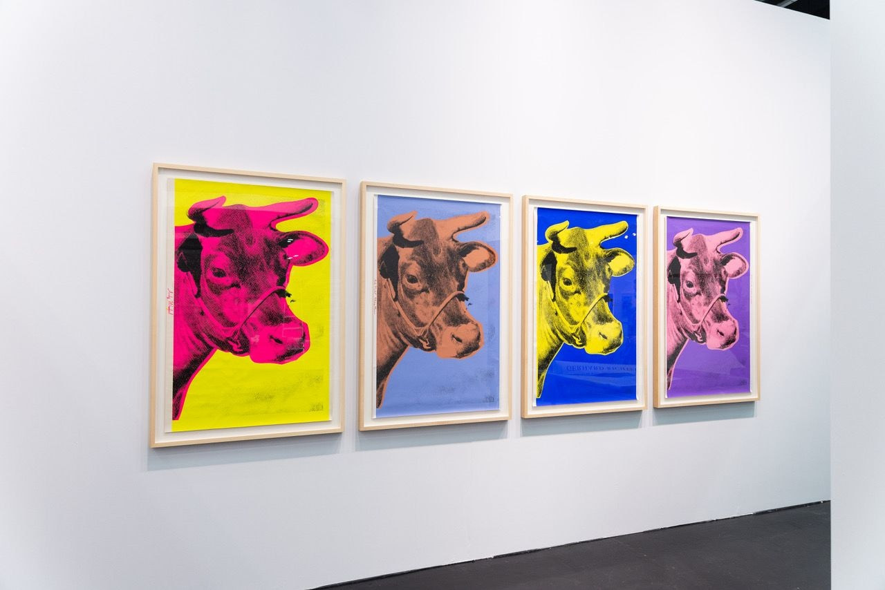 Cow Wallpaper F.S.… — Andy Warhol · Cow Wallpapers | Guy Hepner