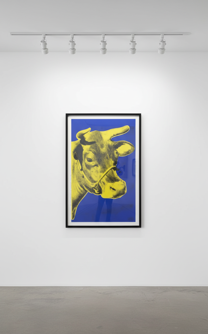 Cow Wallpaper F.S.… — Andy Warhol · Cow Wallpapers | Guy Hepner
