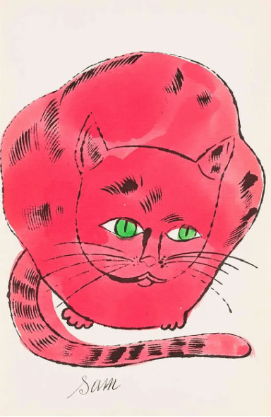 F.S. IV 54A, from 25 Cats Named Sam — Andy Warhol | Guy Hepner