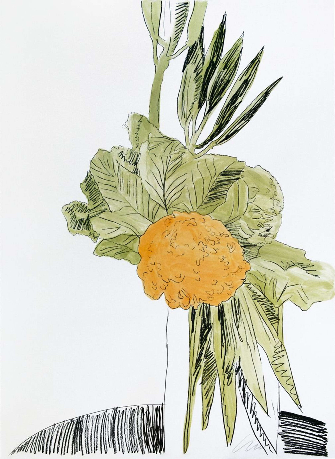 Andy Warhol - Flowers (Hand Colored) F.S. II.110 — view 3