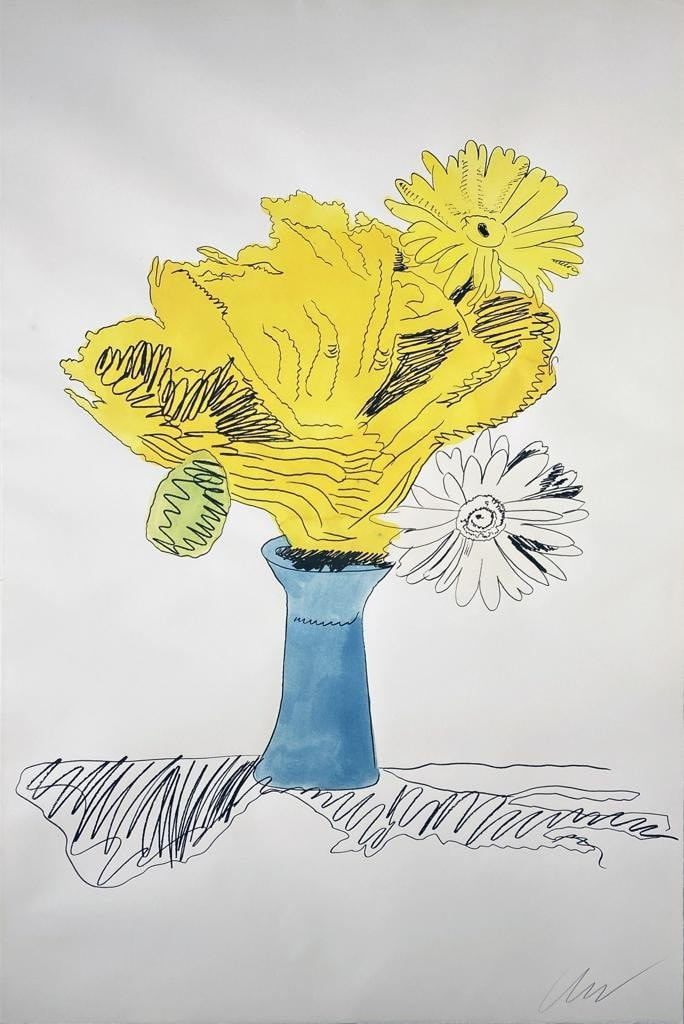 Andy Warhol - Flowers (Hand Colored) F.S. II.113 — view 3