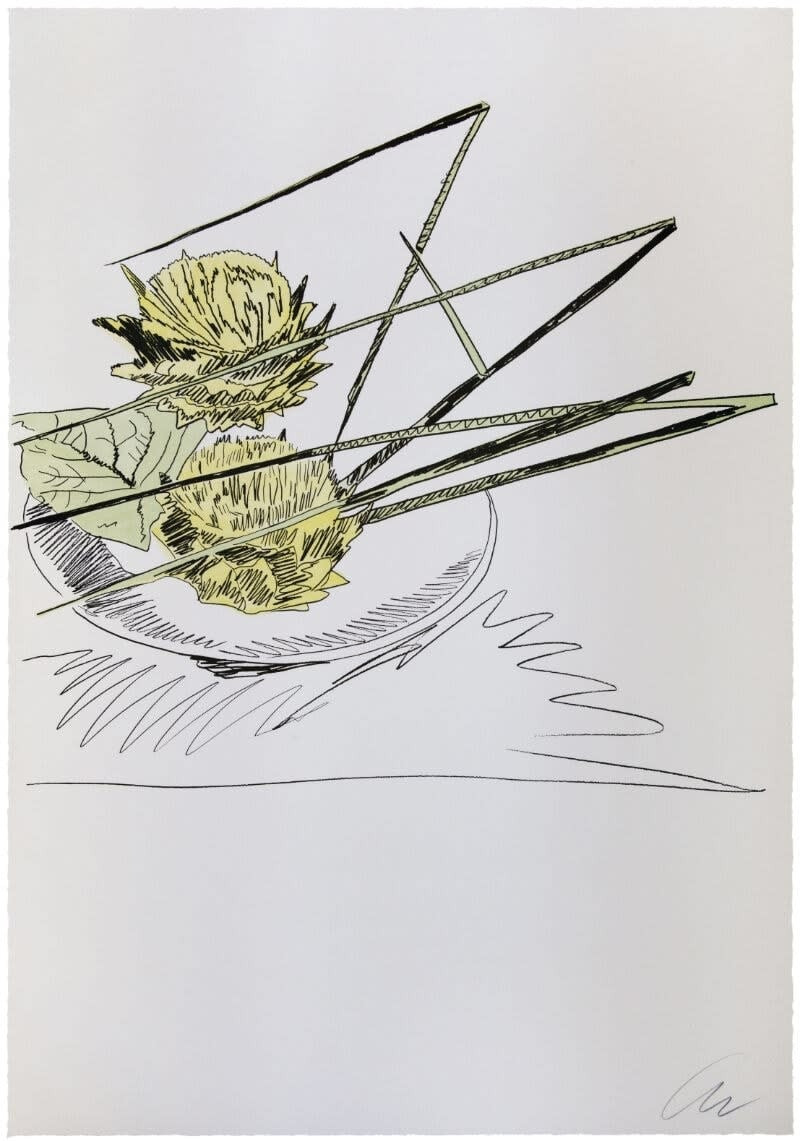 Andy Warhol - Flowers (Hand Colored) F.S. II.116 — view 3