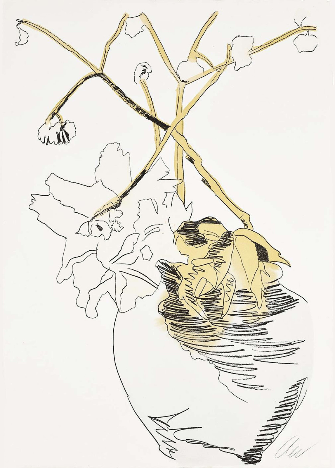Andy Warhol - Flowers (Hand Colored) F.S. II.119 — view 3