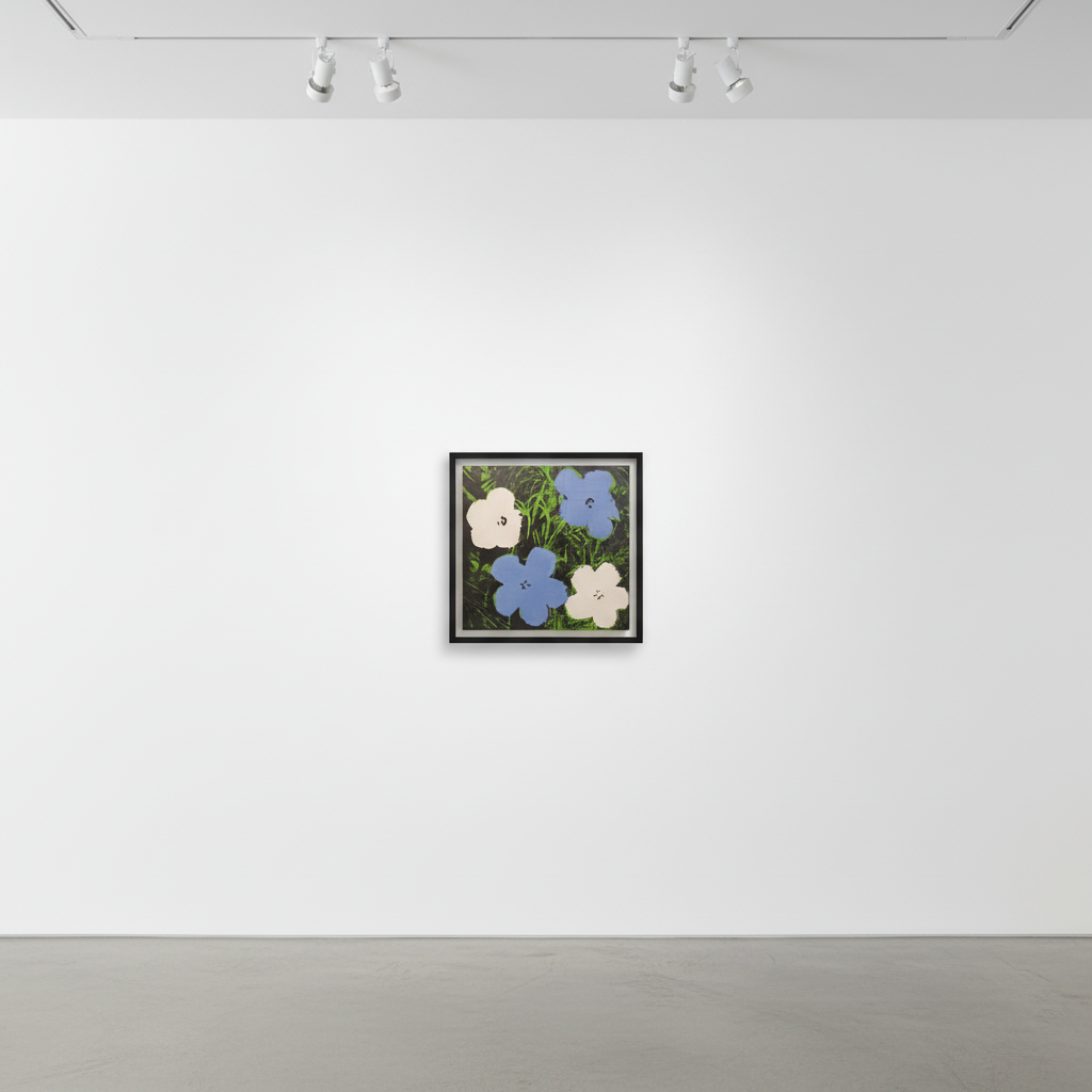 Flowers White & Blue (1965) — Andy Warhol | Guy Hepner