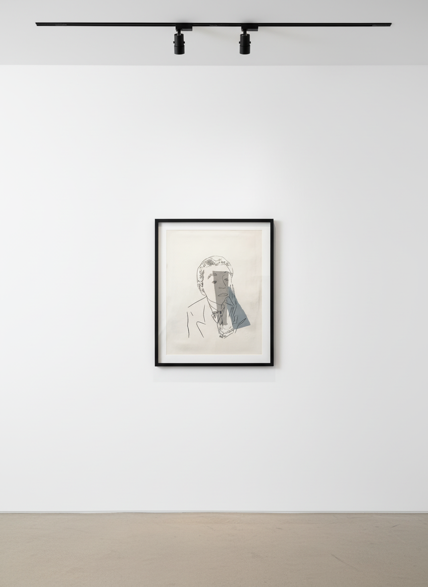 Andy Warhol - James Galanos, from Council of Fashion Designers of America (CFDA), 1984, Screen print on Lenox Museum Board