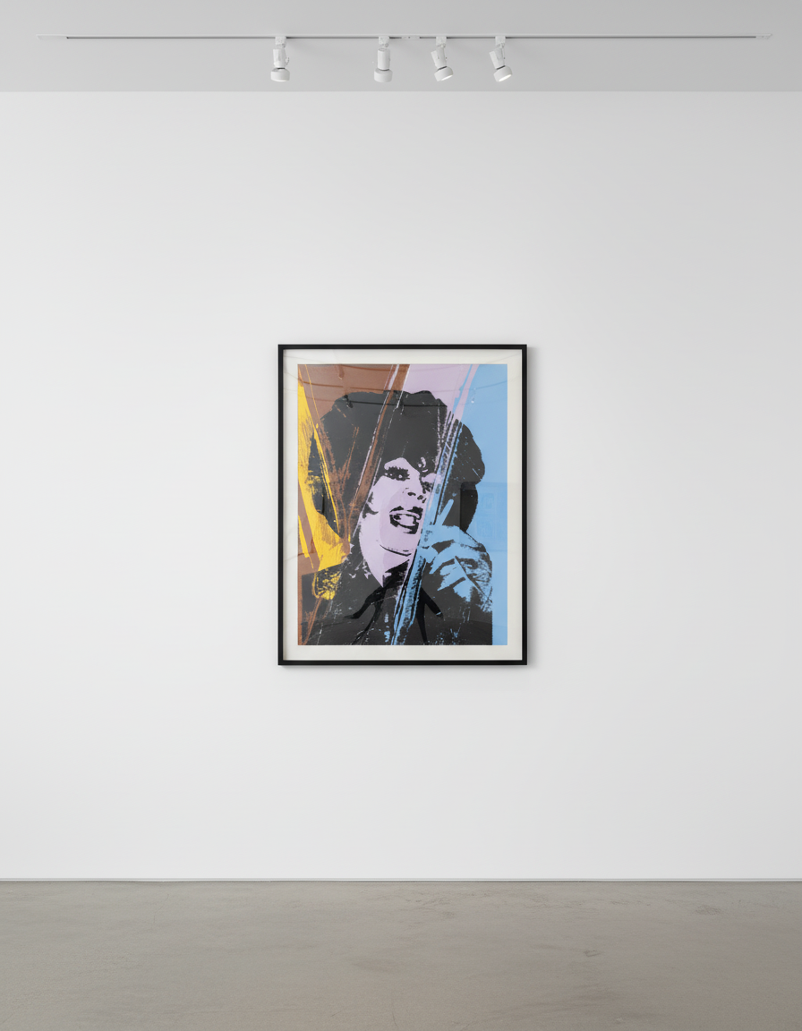Andy Warhol - Ladies & Gentleman, 1975, Acrylic and silkscreen ink on special linen paper laid down in canvas