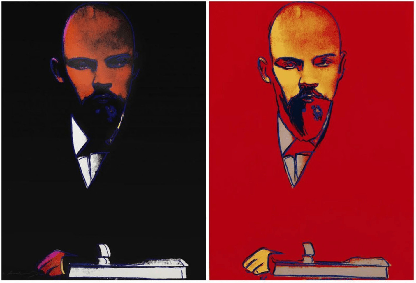 「LENIN 」by WARHOL Lenin F.S. II 402-403 — Andy Warhol | Guy Hepner