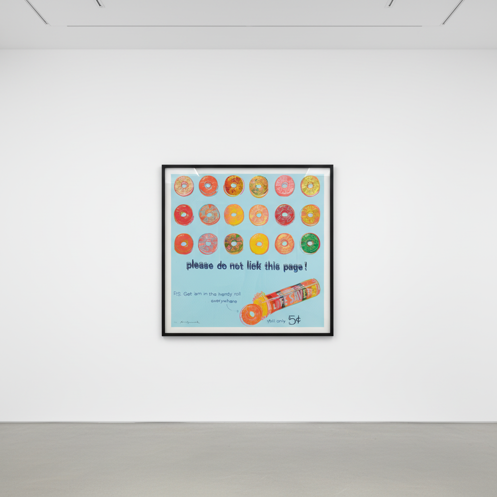 Andy Warhol Life Savers Trial Proof