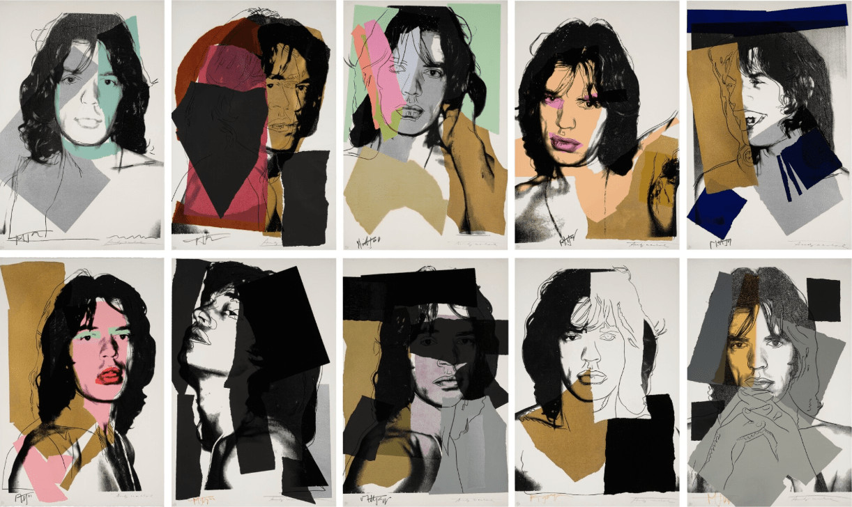 Mick Jagger F.S. II 138-147 — Andy Warhol | Guy Hepner