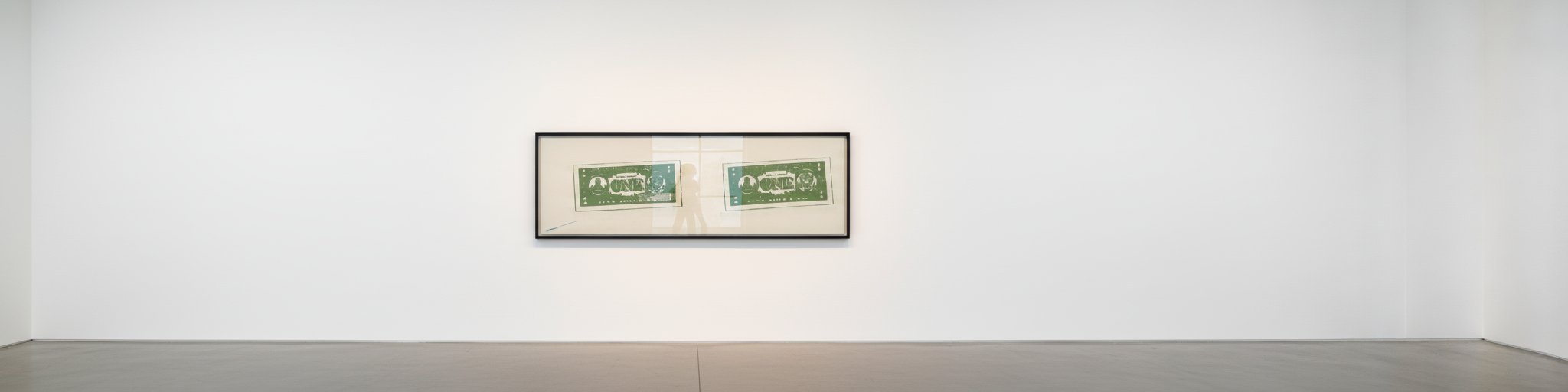 Andy Warhol - One Dollar Bills Backs, 1962, Acrylic and silkscreen ink on canvas