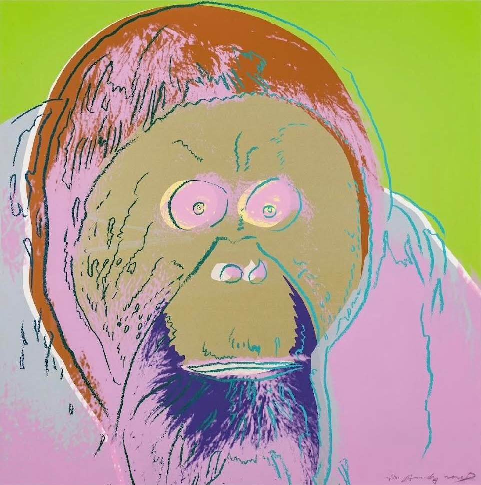 Andy Warhol — Orangutan F.S. II 299 (Trial Proof)