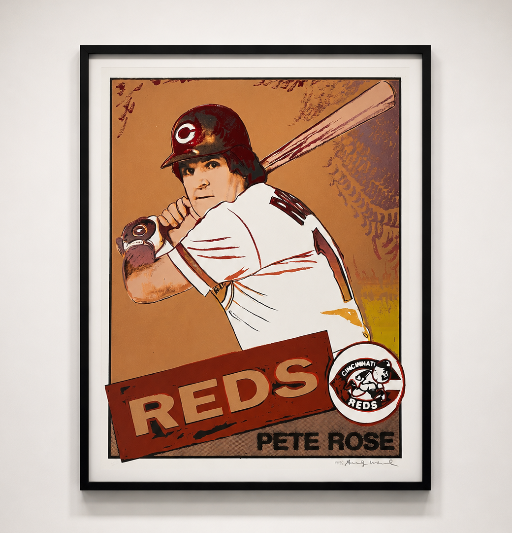 Andy Warhol - Pete Rose Trial Proof, 1985, Screenprint on Lenox Museum Board