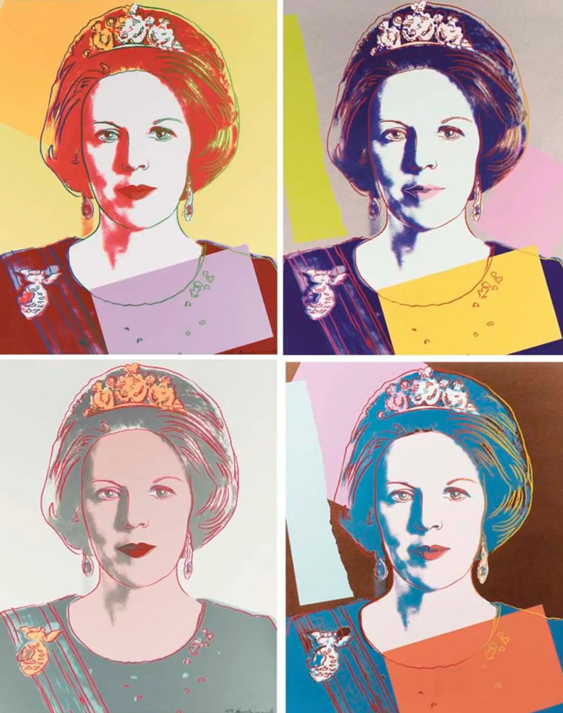 Queen Beatrix of the Netherlands F.S. II 338-341, from Reigning Queens