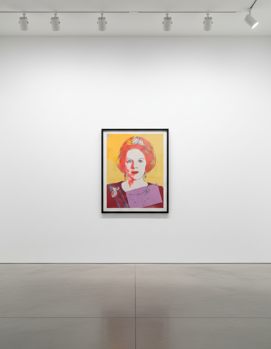 Andy Warhol — Queen Beatrix of the Netherlands F.S. II 341, from Reigning Queens