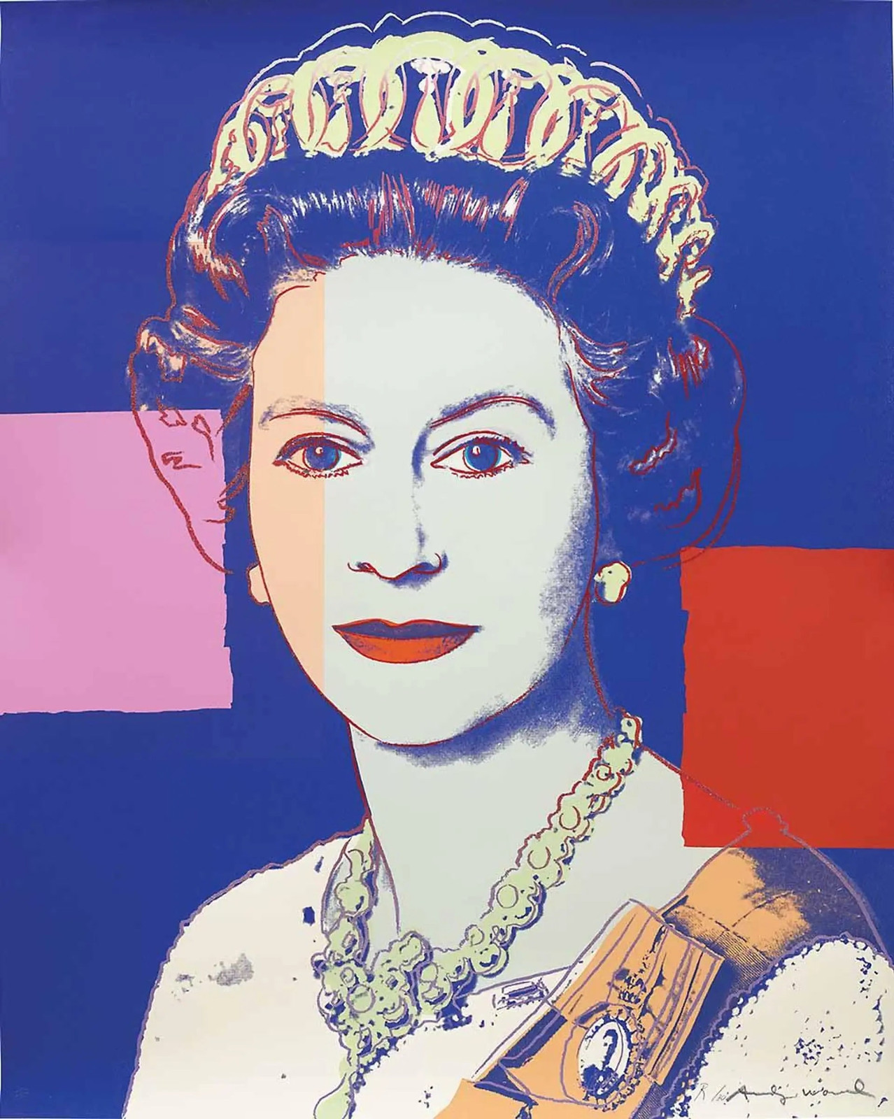 Queen Elizabeth II F.S. II 337, from… — Andy Warhol | Guy Hepner
