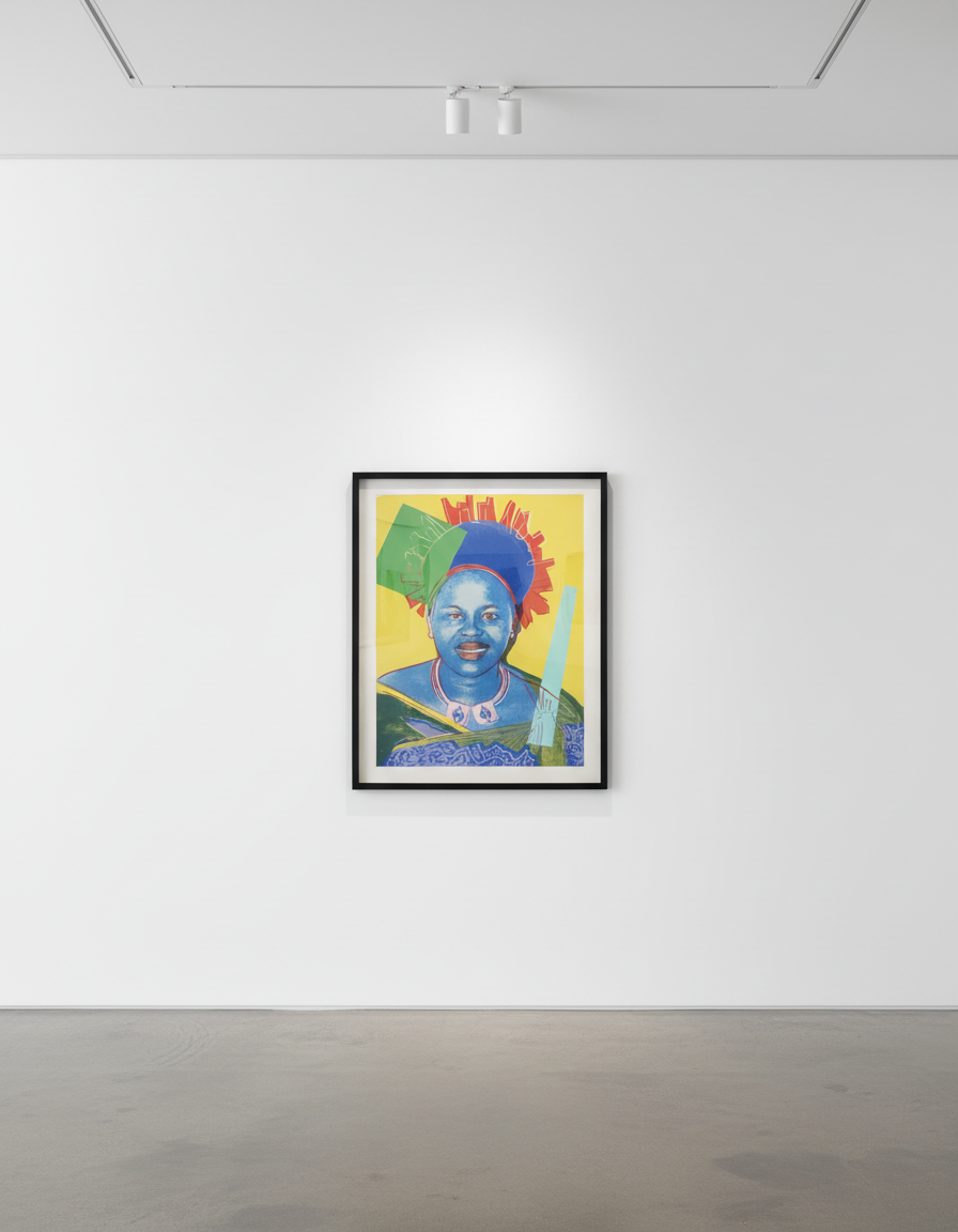 Andy Warhol - Queen Ntombi Twala of Swaziland, 1985, Screen print