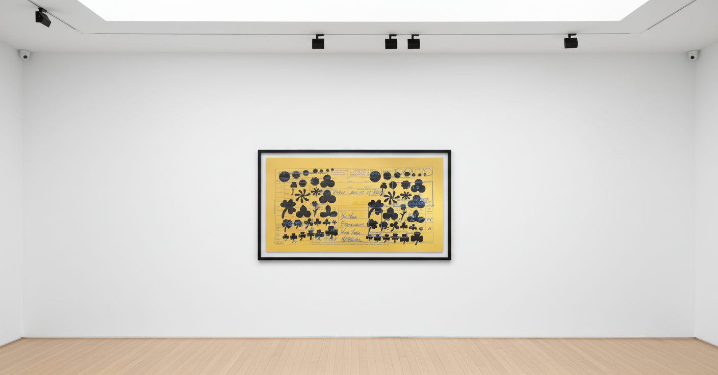SAS Passenger Ticket 250 (1968) — Andy Warhol | Guy Hepner