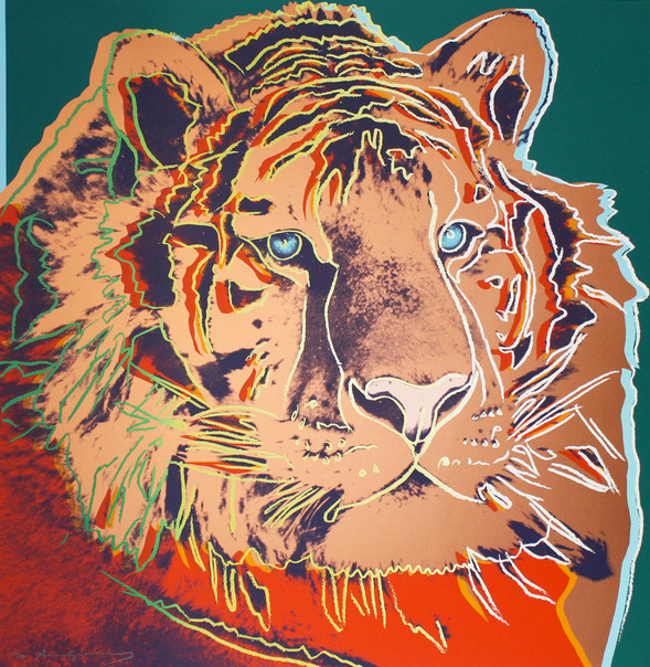 Andy Warhol — Siberian Tiger F.S. II 297 from Endangered Species