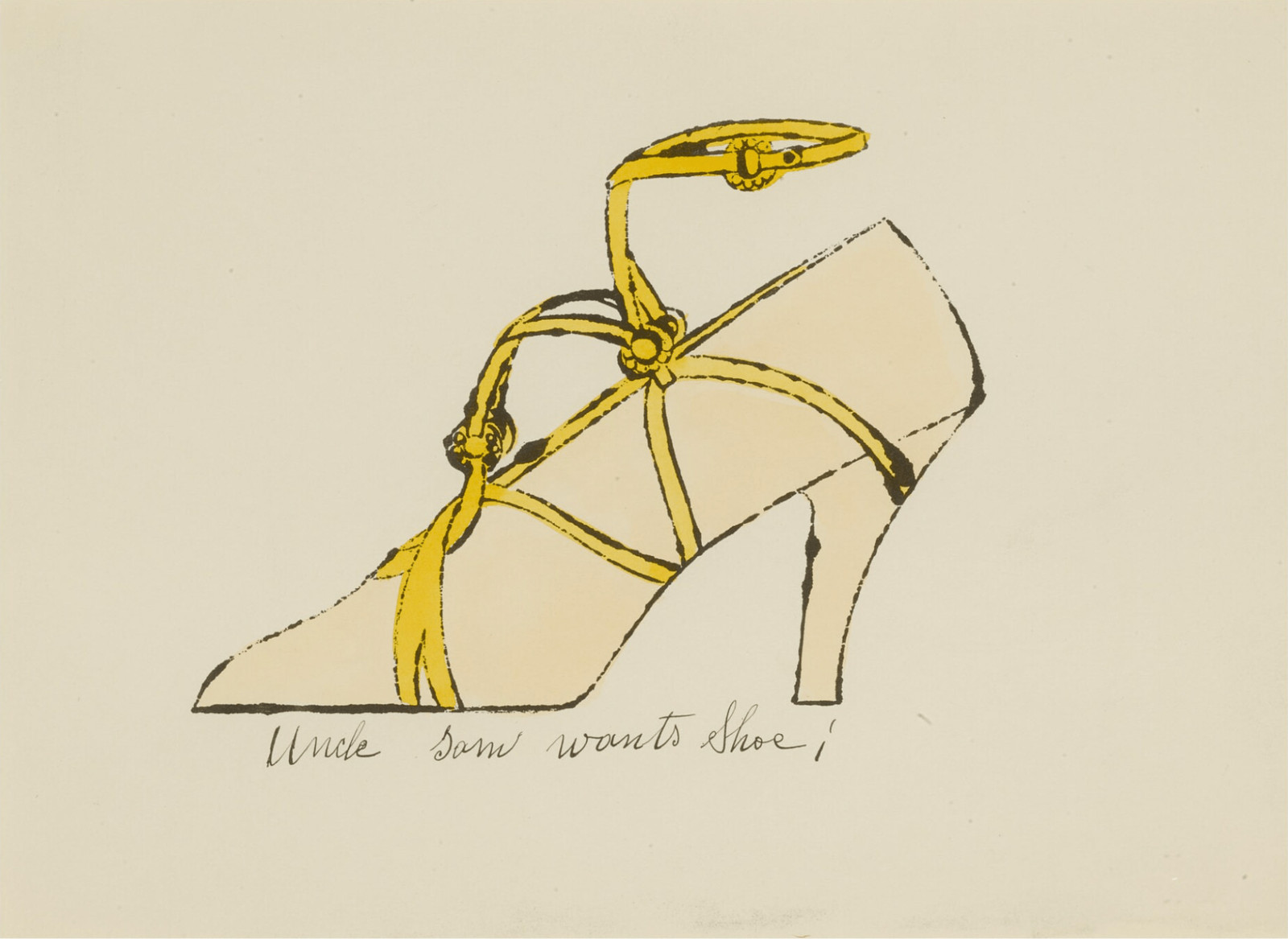 ANDY WARHOL、ANY ONE FOR SHOES? 希少画集画 Any One For Shoes ? F.S. IV 73B,… — Andy Warhol | Guy Hepner