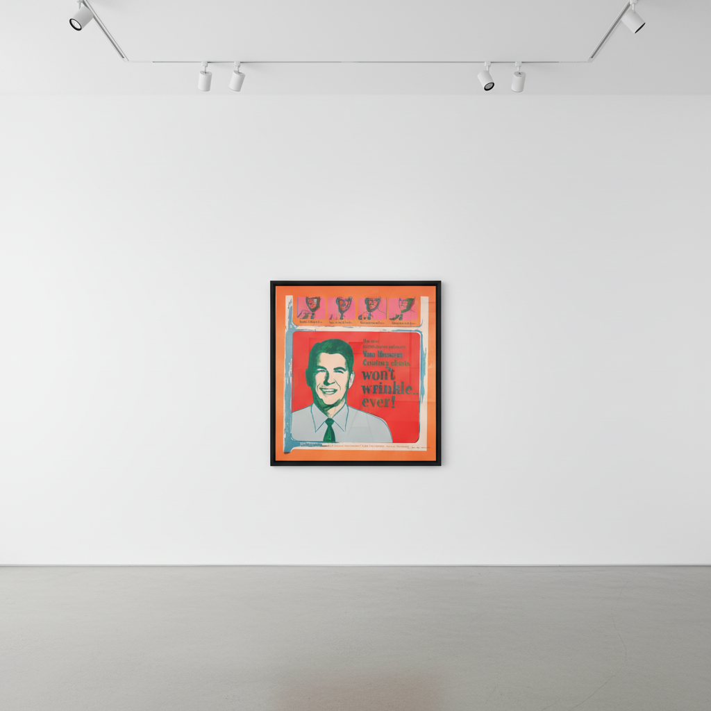 Andy Warhol Van Heusen Ronald Reagan Trial Proof