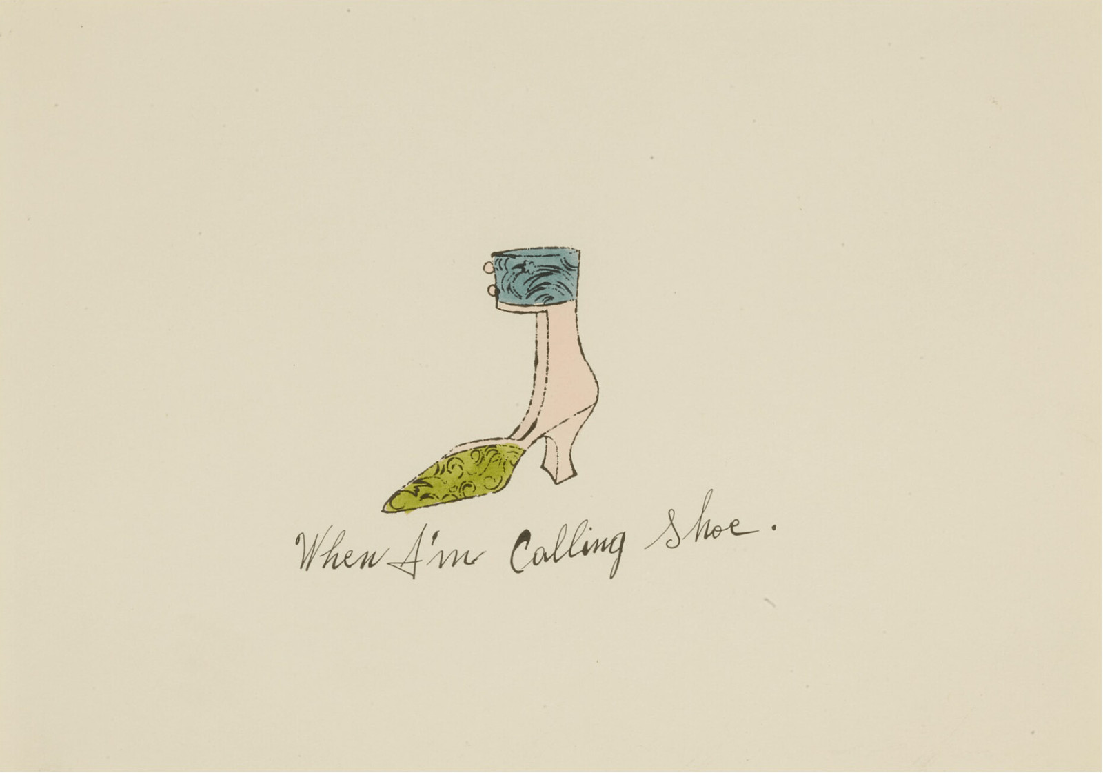 Any One For Shoes ? F.S. IV 73B,… — Andy Warhol | Guy Hepner