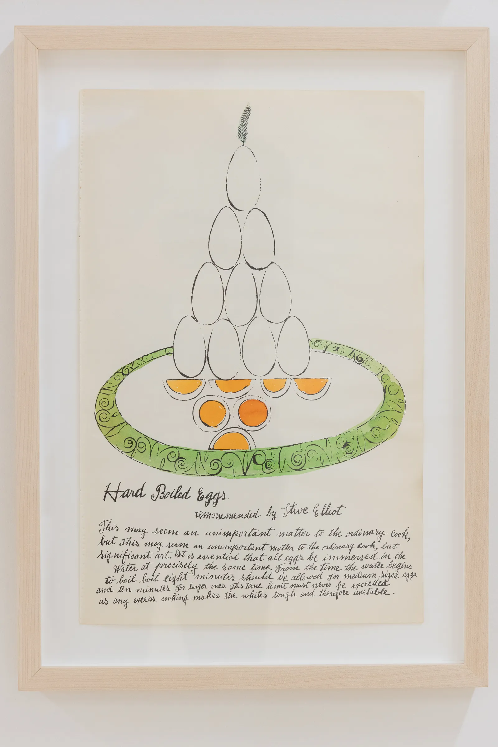 Hard Boiled Eggs F.S. IV 138A, from Wild Raspberries (1959) — Andy
