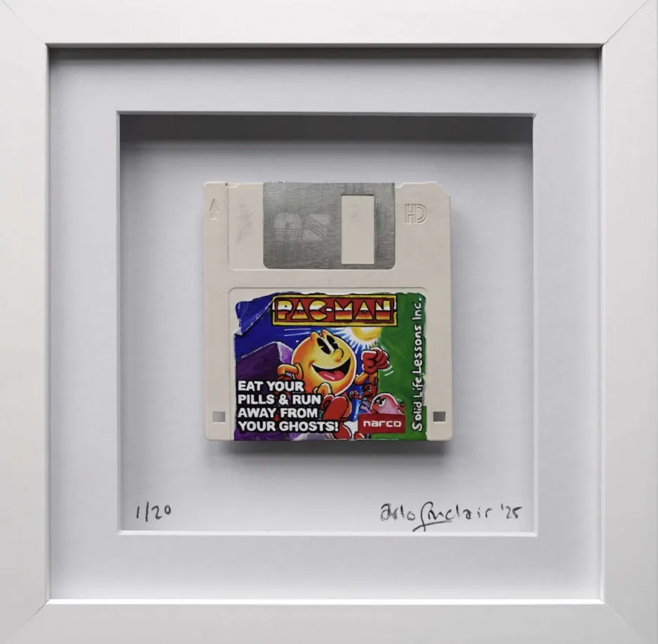 PacMan: Pills & Ghosts - 3.5” White