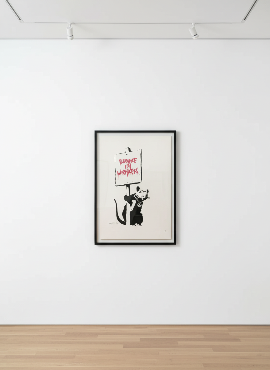 Because I'm… — Banksy · Because I'm Worthless | Guy Hepner
