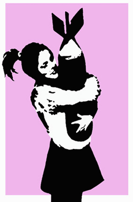 Banksy — Bomb Hugger (Unsigned)