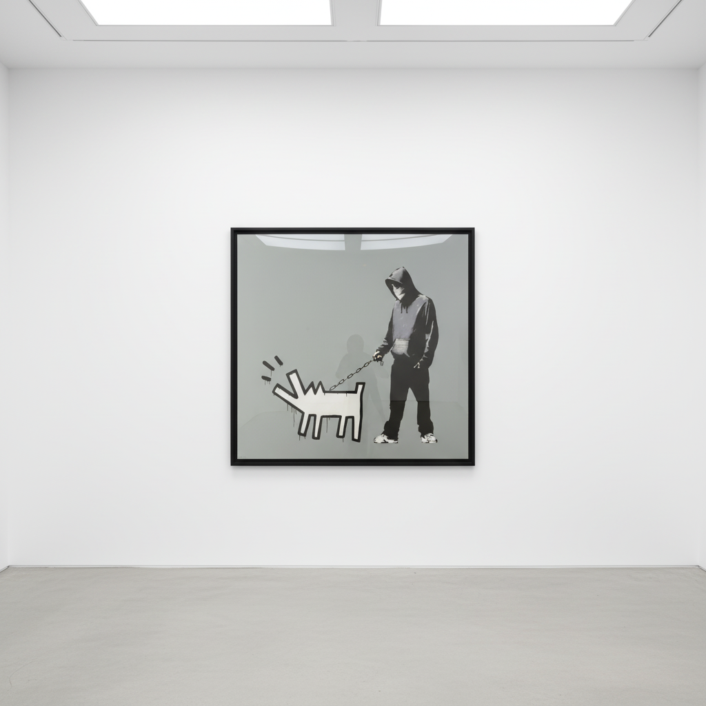 Banksy Choose Your Weapon Cool Grey