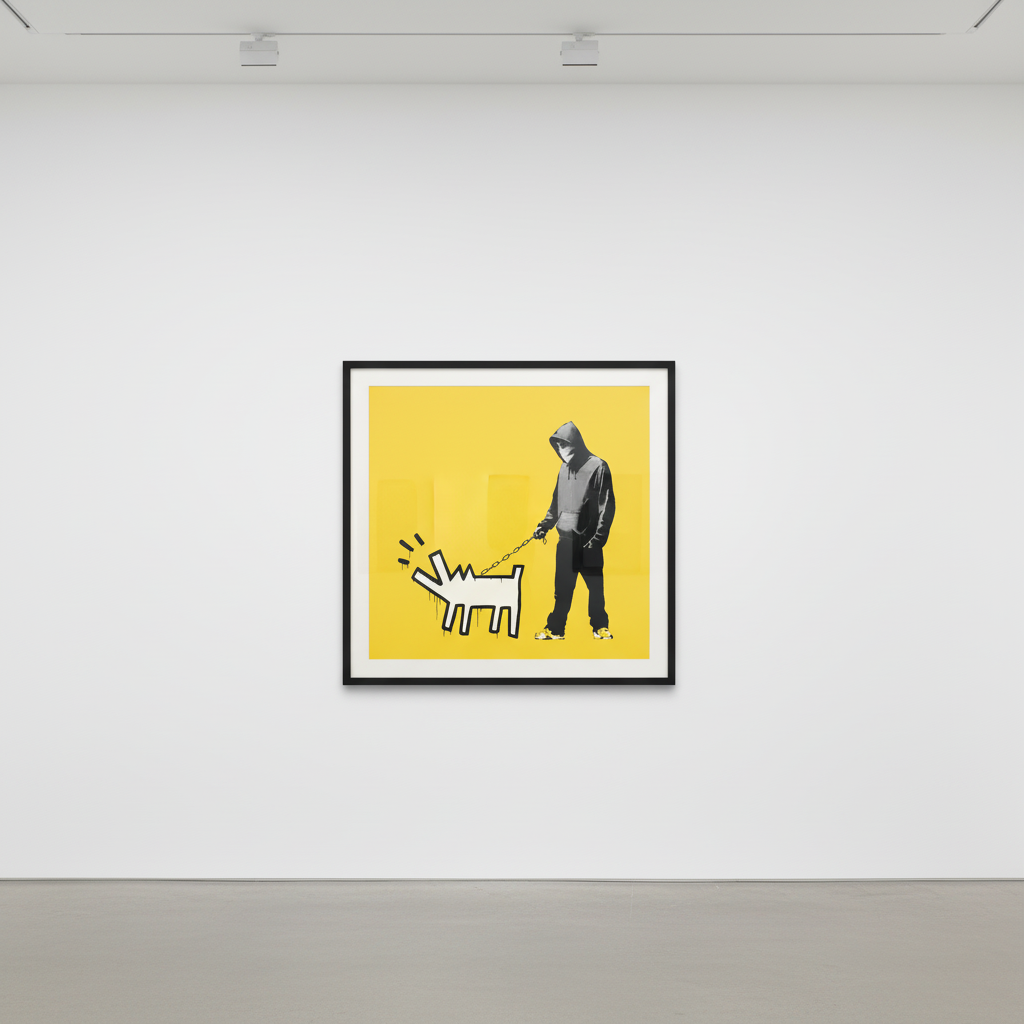 Banksy — Choose Your Weapon Lemon Yellow
