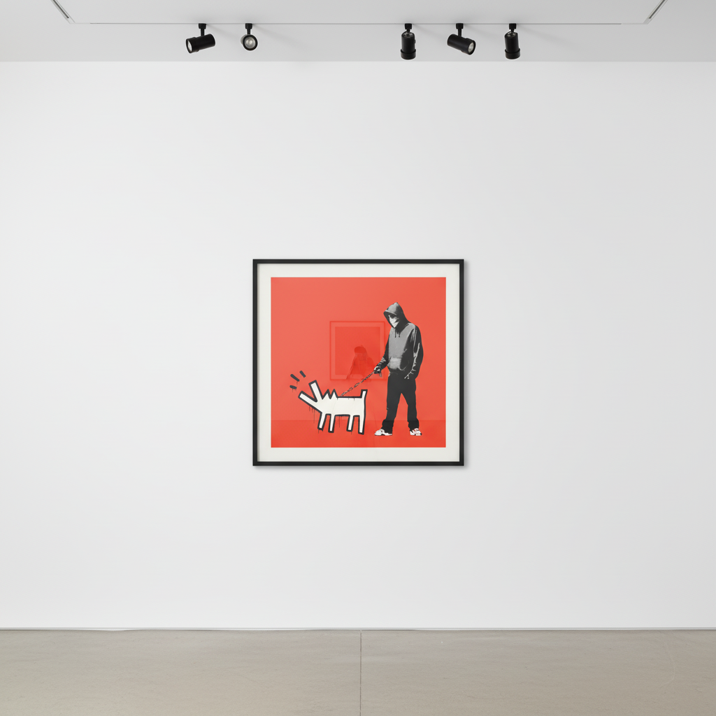 Banksy Choose Your Weapon Red edition