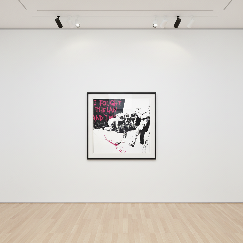 I Fought The Law (AP)… — Banksy · I Fought the Law | Guy Hepner
