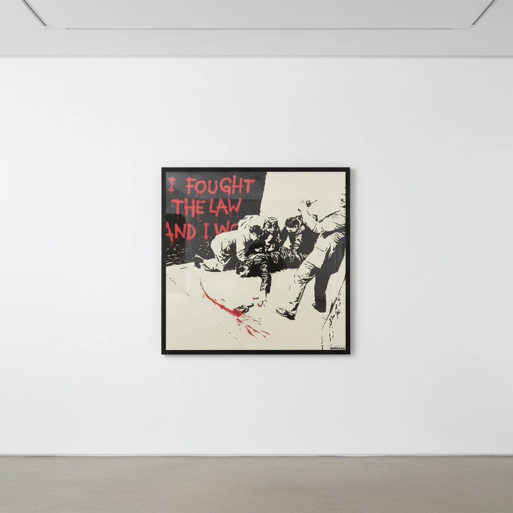 I Fought The Law (AP)… — Banksy · I Fought the Law | Guy Hepner